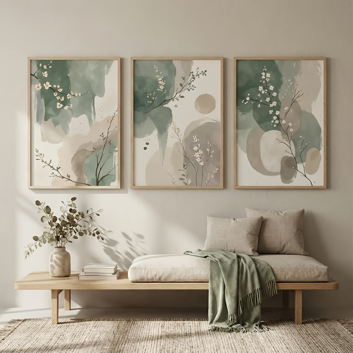 3pcs Japanese-Style Plant Canv - Photography Design recension och pris