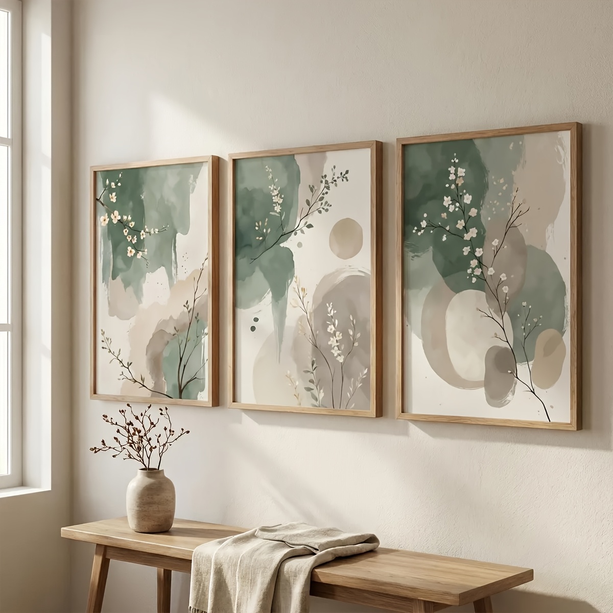 3pcs Japanese-Style Plant Canv - Photography Design recension och pris