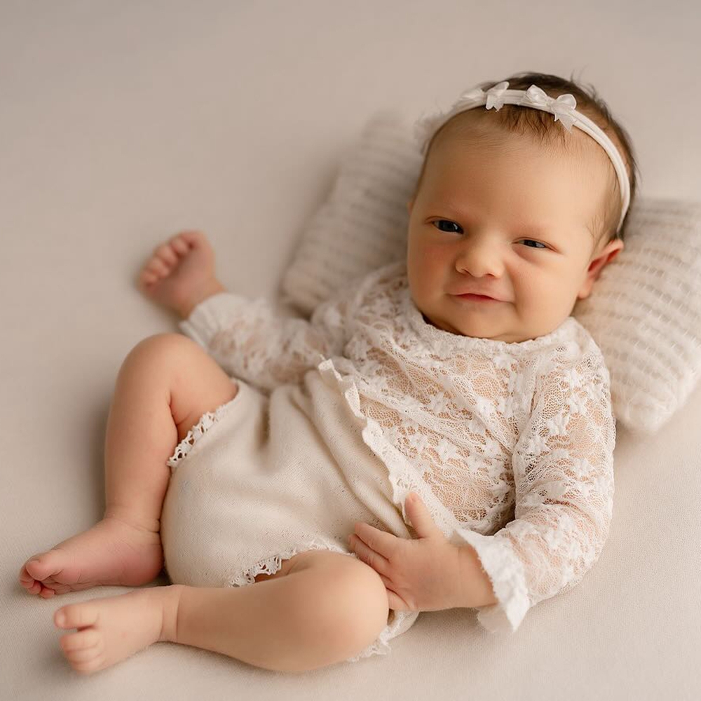 Newborn Photo Props White Lace - Photography Vintage Style recension och pris