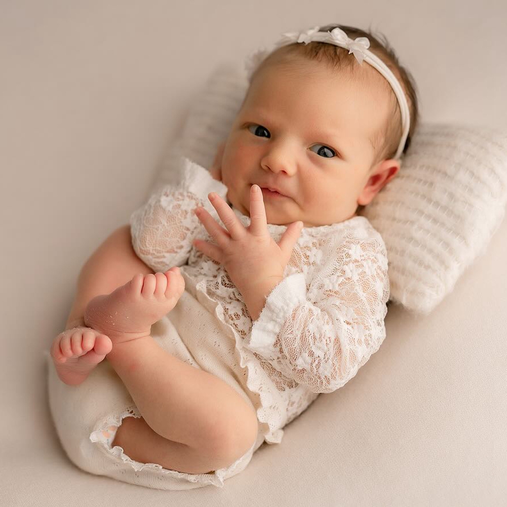 Newborn Photo Props White Lace - Photography Vintage Style recension och pris