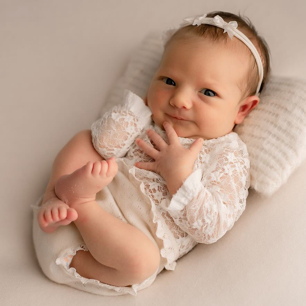 Newborn Photo Props White Lace - Photography Vintage Style recension och pris