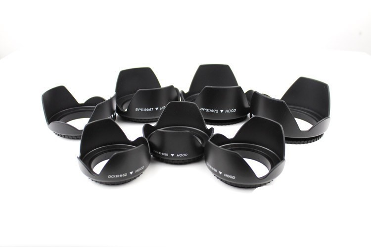 Universal Lens Hood 49mm 52mm  - Lens Hood Petal recension och pris