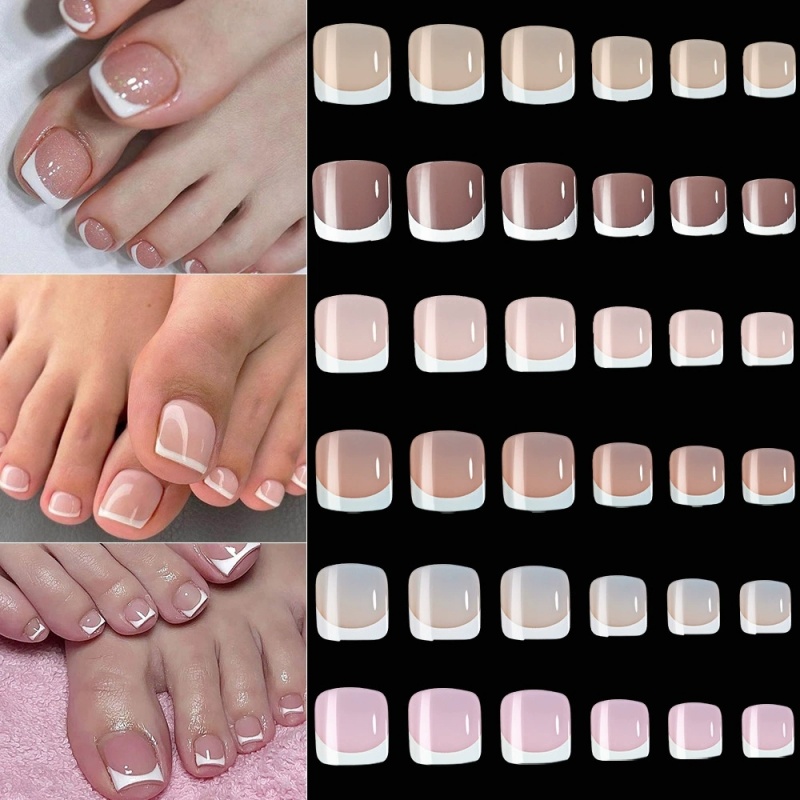 120pcs Square French Tips Toe  - Photography Tips recension och pris