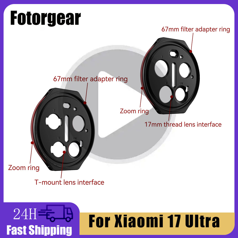 FOTORGEAR Zoom Adapter Ring Co - Photography Kit Xiaomi 17 Ultra recension och pris