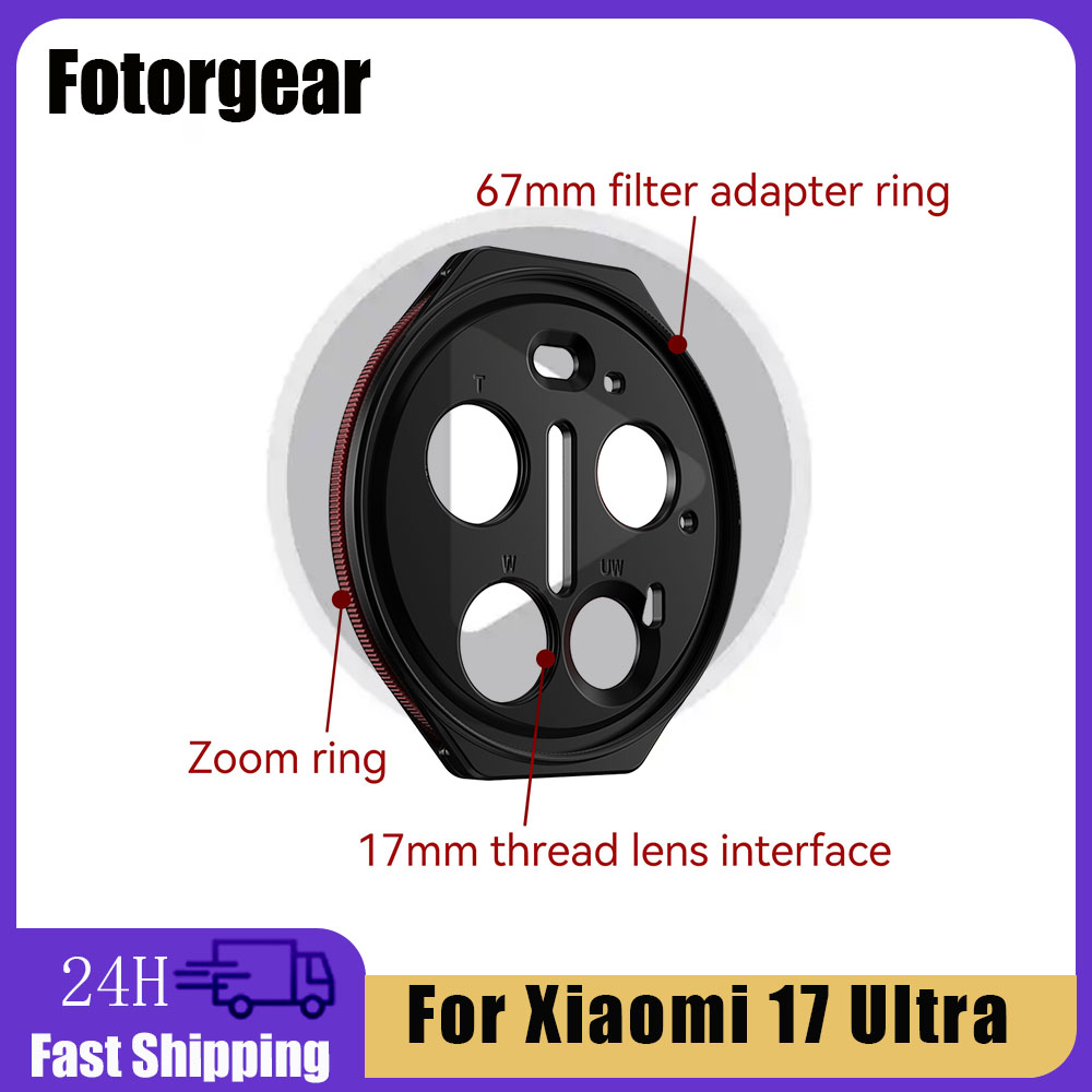 FOTORGEAR Zoom Adapter Ring Co - Photography Kit Xiaomi 17 Ultra recension och pris