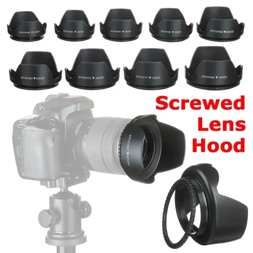 49mm 52mm 55mm 58mm 62mm 67mm  - Lens Hood Petal recension och pris