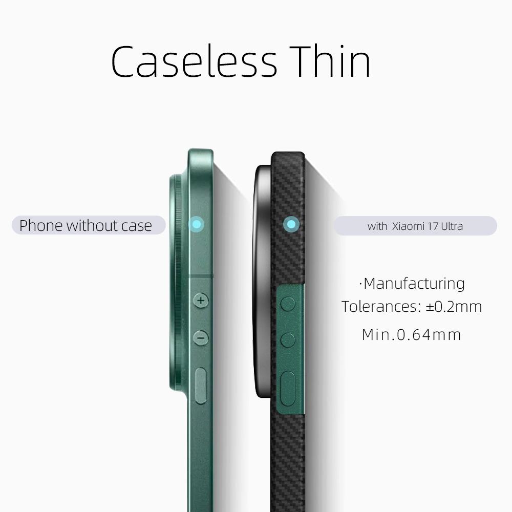 600D Real-thin Carbon Fiber Ph - Photography Xiaomi 17 Ultra recension och pris