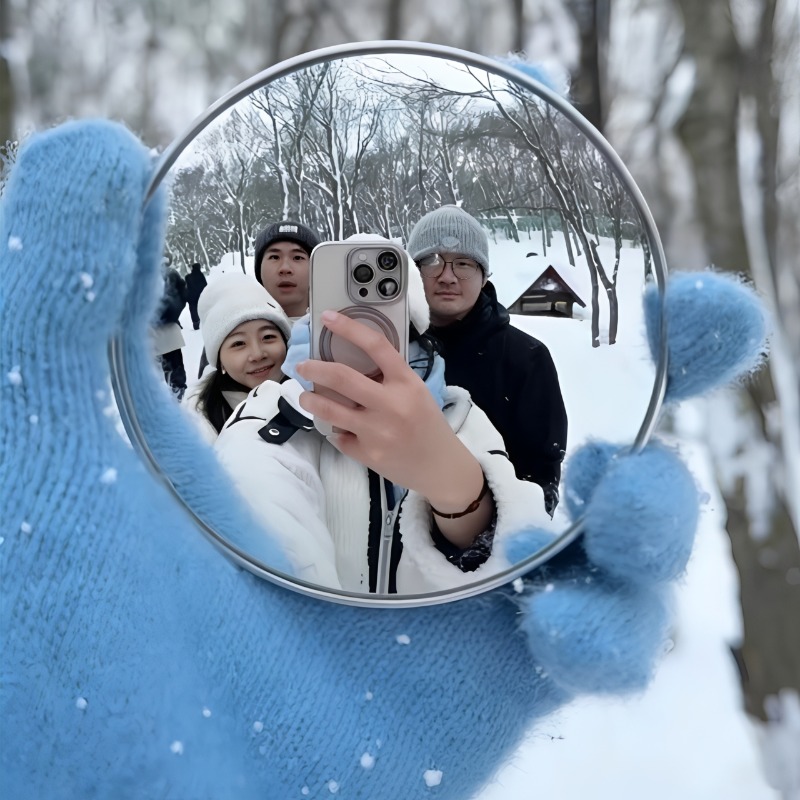 9.5/7.5cm Handheld Selfie Mirr - Photography Solo recension och pris