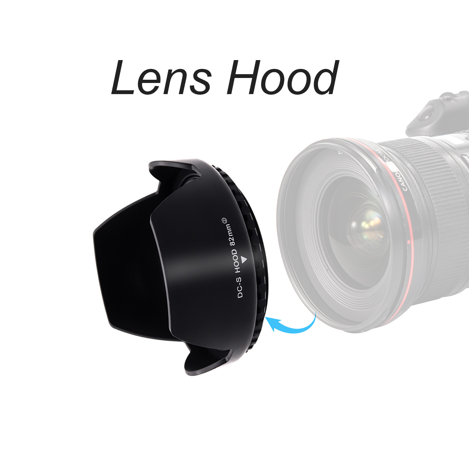 Universal Camera Lens Hood - 4 - Lens Hood Petal recension och pris