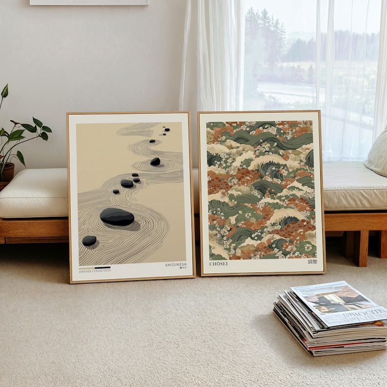 2pcs Japandi Zen Canvas Wall A - Photography Design recension och pris