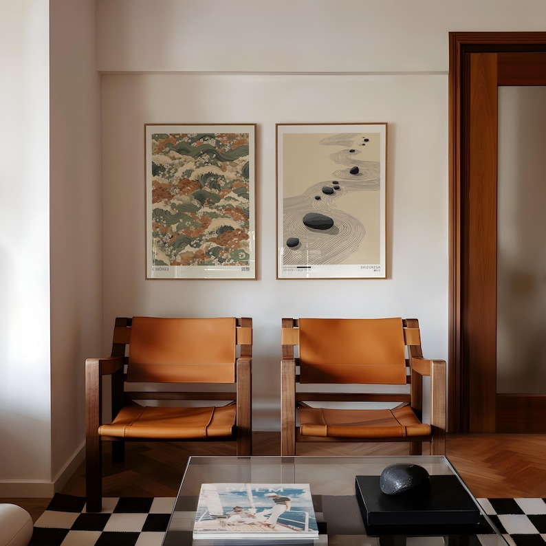 2pcs Japandi Zen Canvas Wall A - Photography Design recension och pris