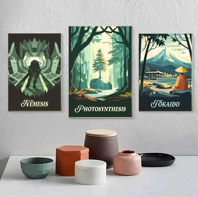 Cartoon Abstract Game Scene La - Photography Design recension och pris