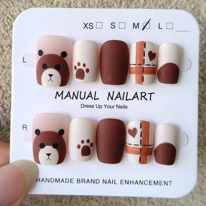 10Pcs Autumn and Winter Nail A - Photography Design recension och pris
