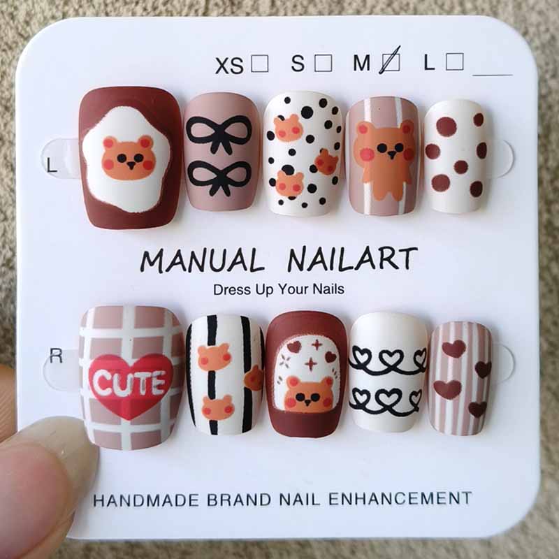 10Pcs Autumn and Winter Nail A - Photography Design recension och pris